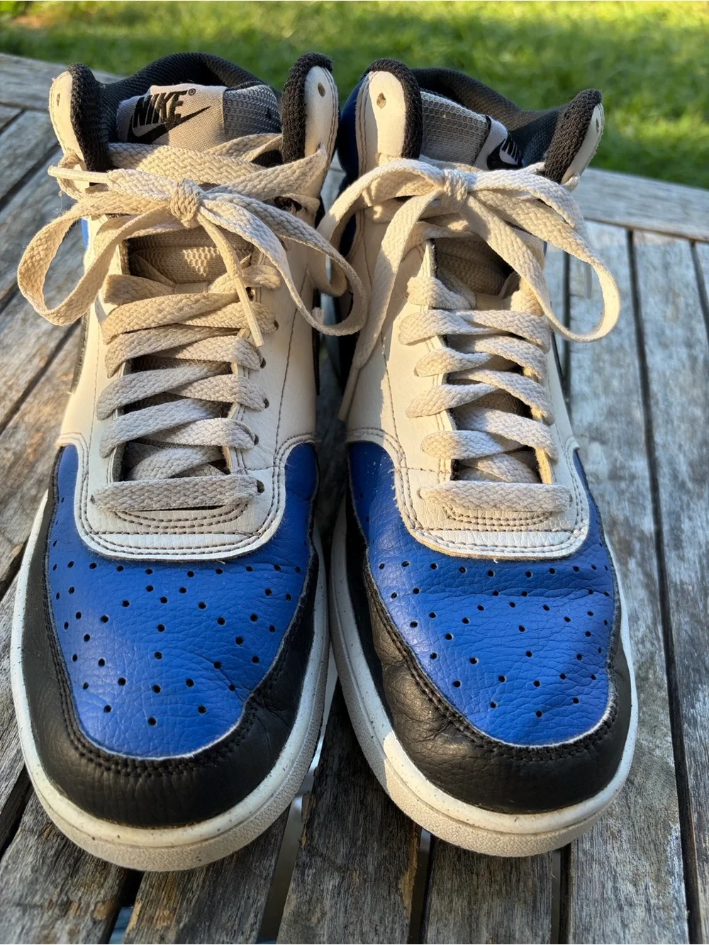 Nike Court Vision Royal Blue and Black Sneaker FQ8740-480